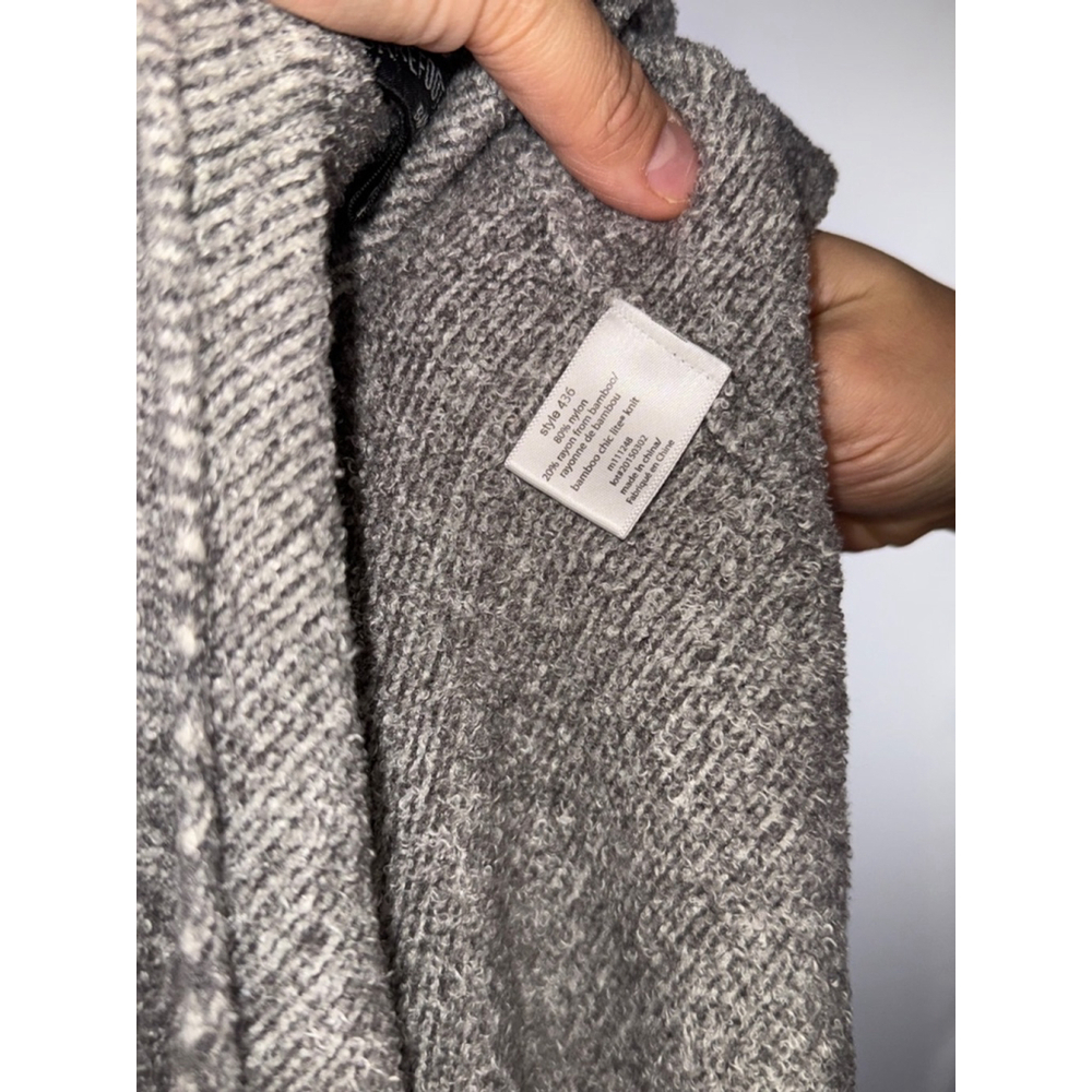Women's Barefoot bamboo chic light Dreams Cardigan S/M Gray Soft - Picture 4 of 4